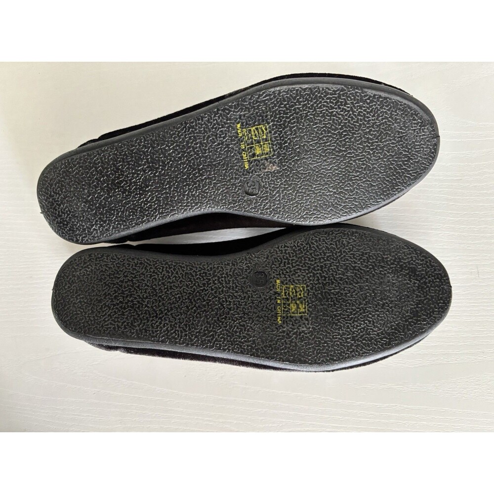 Flexus by Spring Step Women's 35 EU 5 US Roseloud Black Velvet Ballet Flat - Picture 4 of 6
